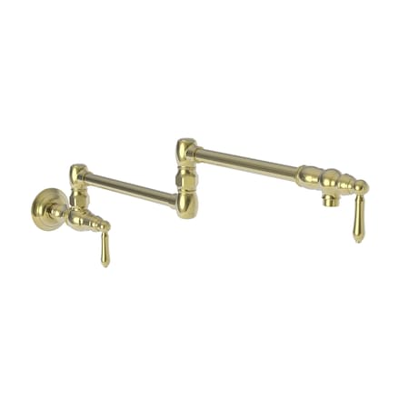Newport Brass Pot Filler, Wall Mount in Polished Brass Uncoated (Living) 1030-5503-03N